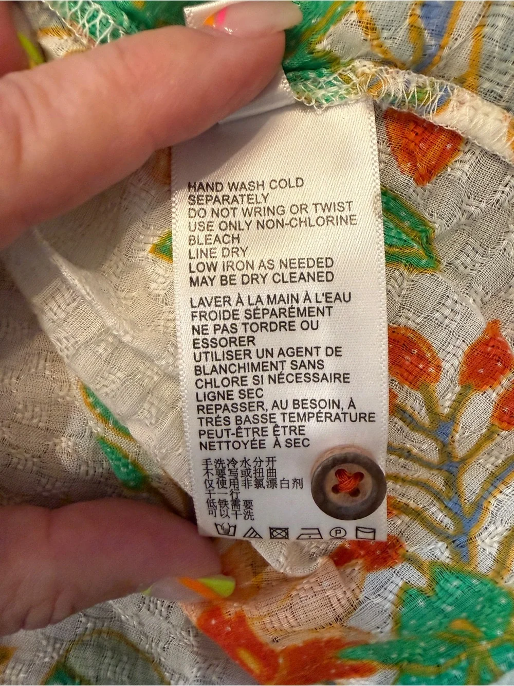 Maeve by Anthropologie Kalapana floral Button Front Blouse Size 0 6036